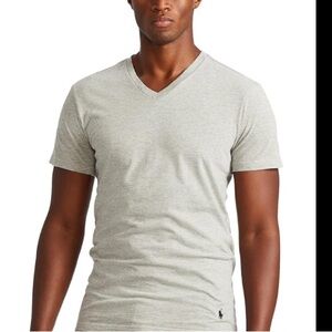RALPH LAUREN| Gray Short Sleeve Tee